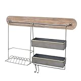 ジ-ニアルセクションラックB ウォールシェルフ かっこいい インダストリアル 棚 シンプル 幅730