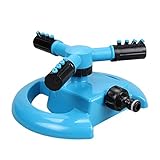 Firlar　庭用 スプリンクラー 散水機　３方向 回転 　360°自動回転 放射 可調節 ノズル 節水灌漑