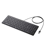 (2個まとめ売り) エレコム 有線コンパクトキーボード パンタグラフ式 薄型 ブラック TK-FCP097BK