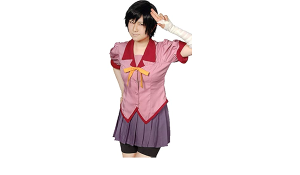 Amazon 化物語 神原駿河風 コスプレ衣装 L コスプレ 仮装 通販