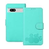 Qribo【Google Pixel 7a 用手帳ケース】Google Pixel 7a ケース 手帳型 Googleピクセル7a ケース Pixel7a ケース 優しさ 美しい 漫画のキャラクター ハンドメイド 簡約風 Google Pixel 7a カバー ピクセル 7a ケース グーグルピクセル7a ケース 精密なデザイン 携帯カバー スタンド機能 薄型 財 折り畳み式 グリーン