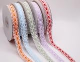 【FORLIGHT】レースリボン 手芸 5巻 5色セット 各9.1m リボン素材 柔らかい 弾力 レース 手作り DIY ハンドメイド ラッピング デコレーション