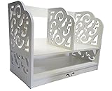 ダマスク柄 エレガント 卓上 ラック 本棚 組み立て 簡単