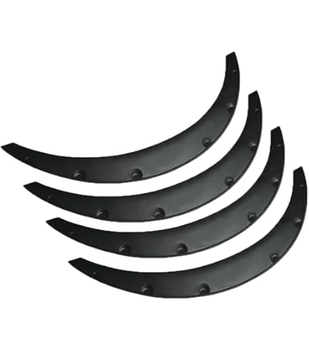 Amazon | 汎用 軽量 オーバーフェンダー 4枚 セット/片側 出幅 90mm
