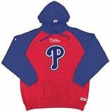 MLB Philadelphia Philliesメンズビッグロゴプルオーバーフード L レッド