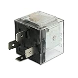 uxcell カーリレー 車用リレー カー継電器　プラスチック　メタル　DC 12V　４ピン