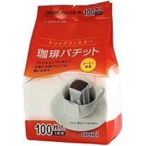 Amazon.co.jp: 大紀商事 コーヒーフィルター珈琲パチット100枚入り