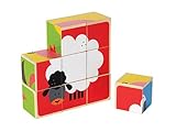Hape(ハペ) ファームアニマル ブロックパズル【E0422】