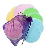 Umlife Washable Natural Organic Bamboo Nursing Bra Pads Reusable Breast Pads Ultra Soft Hypoallergen