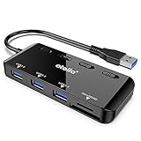 atolla USB3.0ハブ sdカードリーダー、3ポートusb hub 3.0 + SD・microSDカードリーダー、on/off電源スイッチ付き、5Gbps 高速データ転送, 軽量 コンパクト、Windows・MacOS対応 atolla USB3.0ハブ sdカードリーダー、3ポートusb hub 3.0 + SD・microSDカードリーダー、on/off電源スイッチ付き、5Gbps 高速データ転送, 軽量 コンパクト、Windows・MacOS対応