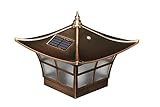 Classy Caps SL094 Plated Ambience Solar Post Cap, 4" x 4", Copper [並行輸入品]