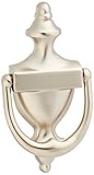 Baldwin 0102056 Colonial Door Knocker, Lifetime Satin Nickel [並行輸入品]