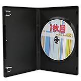 DVDケース 15mm厚1枚収納トールケース ブラック 5個セット CDケースとしてもブルーレイケースとしても使えるケース
