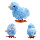 Blesiya ２個入り　可愛い鶏　ふわふわ　ぜんまい玩具　子供　楽しい散歩　部屋飾り　プレゼント　ランダムな色
