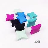 Mamimami Home はがため 歯固め シリコーン製 ダーツ パパ ママ 看護ジュエリー DIY アクセサリー おしゃれな歯固めビーズ 出産祝いにお薦め 誕生日 誕生祝い 男の子 20個「BPA