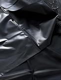 Darslyn 防水シーツ ローションマット オイルマッサージシート ローションマッサージ用 お風呂 防油 PVC 布団敷地 ベッド敷地 おしっこ対策 エステサロン用 おねしょシーツ 防塵カバー 多用途 約1.6ｍ*2.2m ブラック