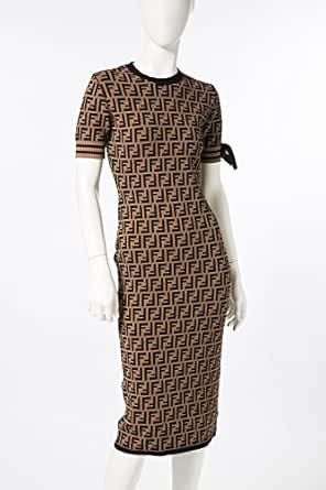 Amazon Co Jp フェンディー Fendi ニットワンピース タバコ レディース Fzd707 A1ds 並行輸入品 服 ファッション小物