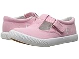 (ポロラルフローレン) Polo Ralph Lauren キッズカジュアルシューズ・・スニーカー・靴 Tabby T-Strap (Toddler) Light Pink Chambray/Whit