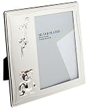 Viceni Baby Nursery Boots Design Silver Plated Photo Frame, 6 x 4" [並行輸入品]