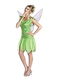 [Disguise] ティンカーベル デラックス 大人用コスプレ衣装ハロウィンサイズ：12-14