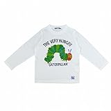 (エリックカール)ERIC CARLE 長袖Tシャツ はらぺこあおむし ホワイト 90