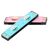 Rosiestキッズ赤ちゃん子供楽器おもちゃSwan 16穴ハーモニカ教育玩具