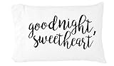 Oh, Susannah Goodnight Sweetheart Toddler Size Pillowcase (1 Pillow Cover 14 x 20.5 Inches) by Oh, S
