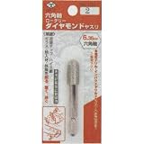 DIA-T 六角軸 ロータリーダイヤモンドヤスリ ＃2 円柱先丸型 №1031-2