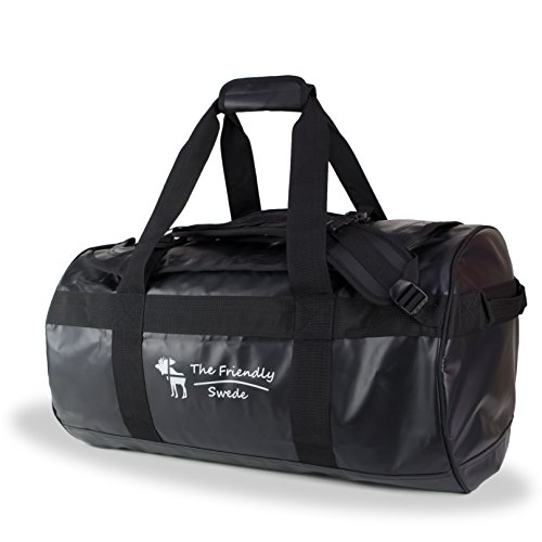 北欧スウェーデン発「The Friendly Swede」60L 2WAY ダッフルバッグ 旅行バッグ スポーツバッグ (耐水仕様)