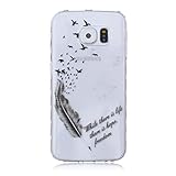 UNEXTATI Galaxy S6 Edge 対応 ケース 衝撃吸収 高品質 TPU ハード カバー 超薄型 液晶保護 脱着簡単 Samsung Galaxy S6 Edge用 Cover (クリア