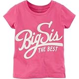 Carter's(カーターズ) ビッグ シス グラフィック ティ ピンク トップス半袖Tシャツ 4歳【並行輸入】