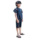 922814J 火輪 甚平 子供 キッズ ジュニア 男の子 [スペースデザイン] SPACE DESIGN 150cm