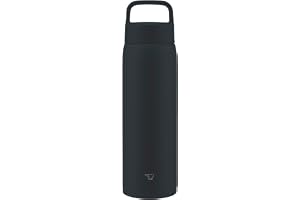 象印 水筒 ステンレスマグ 大容量 1.0L 【運動におすすめ】 ハンドル スクリュー 食洗機対応 シームレスせん お手入れ点数2点 チャコールブラック SU-DA100-BM