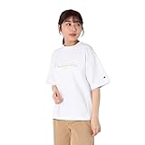 [チャンピオン] 半袖Tシャツ 半袖 丸首 9.4oz 綿100% リバースウィーブ（R） RelaxFit スクリプトロゴ ショートスリーブTシャツ ウィメンズベーシック CW-B301 レディース ホワイト