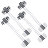 Excgood Child Safety Locks Toddler Adjustable Baby Proofing Childproof Latches Easy to Install Pre-T