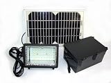 ソーラー充電式54LEDサーチライトセット　ガーデンライト　電源不要