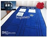 1 卸売 jsr-226 cm * 127 cm や Tardis ブランケット人サイトベッドシートギフトタイムマシンや Tardis リネンブース快適なブルーのウールの毛布の医者のピース