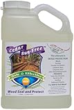 木製Sealer – Cedar bug-free木製シールおよび保護。One Time Wood Penetrating Sealer – 1ガロン