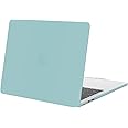 MOSISO Compatible MacBook Air Case 13" M2 M3 Chip 2024 2023 2022 Release A3113 A2681 for MacBook Air 13.6" Plastic Hard Case Cover(Aquamarine Blue)