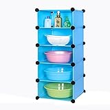 GRJH® ステンレススチール洗面器の盆地フレームバスルームトイレトイレトイレ統合されたバスルーム棚 防水性と耐久性 ( 色 : 青 , サイズ さいず : 49*37*93cm )