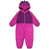 (レガッタ) Regatta ベビー・キッズ用 マッドプレー2 ウォータープルーフ レインスーツ 防水 オールインワン (6-12ヶ月) (エクストリームピンク/ワインベリー)