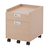 ノルム 2段ワゴン RFCA-2 ナチュラル