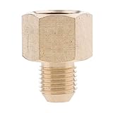 真鍮 18mm メスから14mm オスホースカップリングコネクタ継手アダプターツール