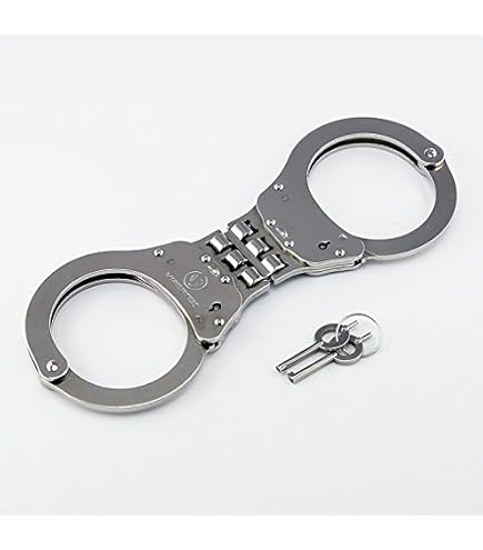 Amazon.co.jp: Peerless Handcuff Company 鎖で連結している手錠(手錠