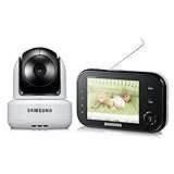 Samsung SEW-3037W SafeVIEW Baby Monitoring System IR Night Vision PTZ 3.5 Inch (Manufacturer Refurbi