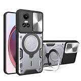 対応機種 for Oppo Reno10 Pro 5G CPH2525 スマホケース対応機種 for Oppo Reno10 5G CPH2531 カーマウント マグネットスタンド スライドレンズ 2 in 1 ケース White