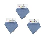 Dribble-Ons Bandana Bib - Denim - ** ** (Gift Wrap Available) by DribbleOns