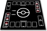 プレイマット 全面縫製仕様ラバープレイマット2人用 TCG 対戦専用高級適用する ンプレイマット滑り止め防水収納バッグ付 きカードゲーム適用する60*60cm