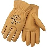 Revco Black Stallion 9P Premium Grain Pigskin Driving Gloves, Medium by Revco