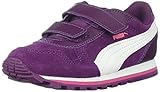 PUMA ユニセックス・キッズ ST Runner SD Velcro Kids カラー: パープル
